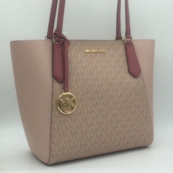 Michael Kors Handbags - MICHAEL KORS KIMBERLY SM BONDED TOTE TULIP…